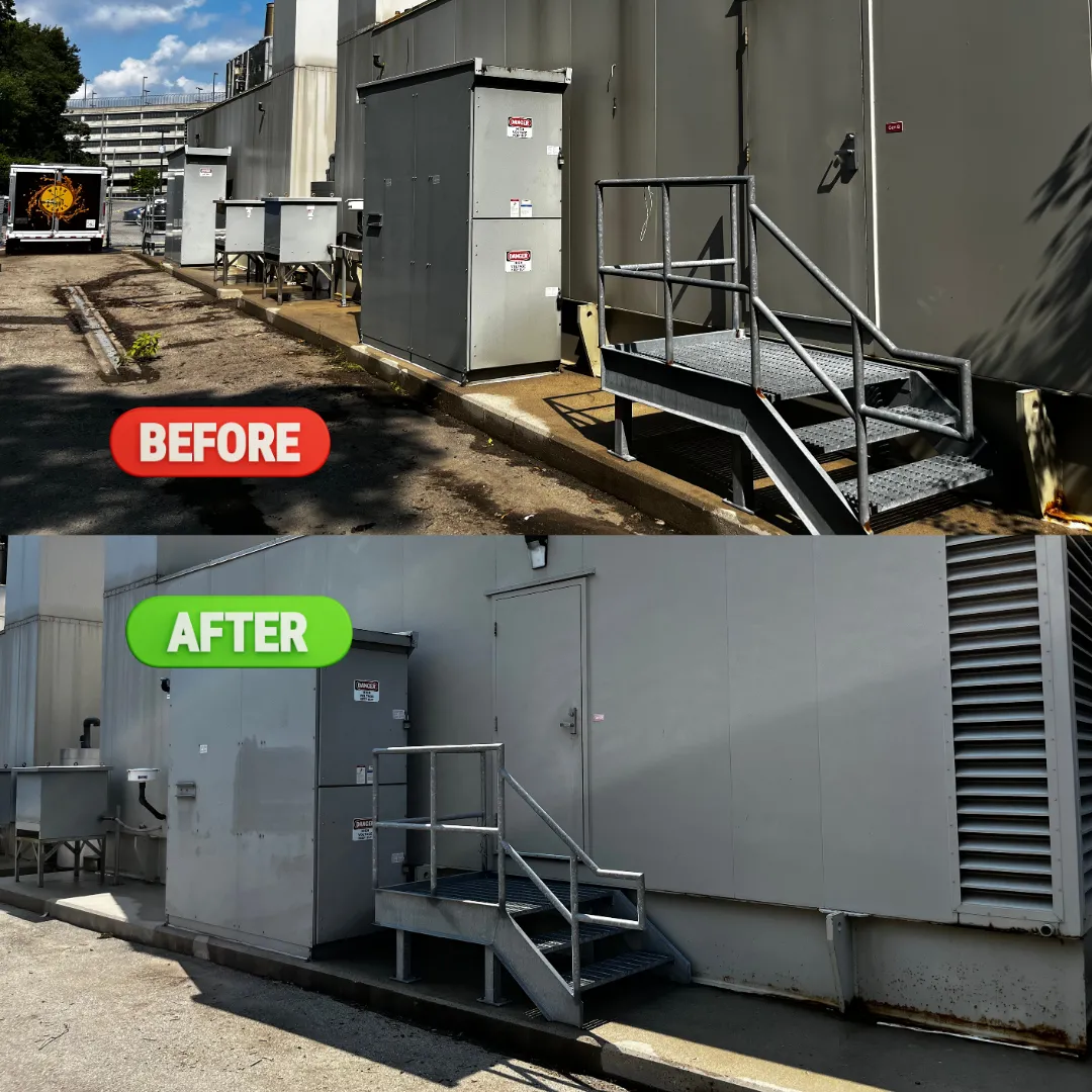 Before and After — Exterior Wash