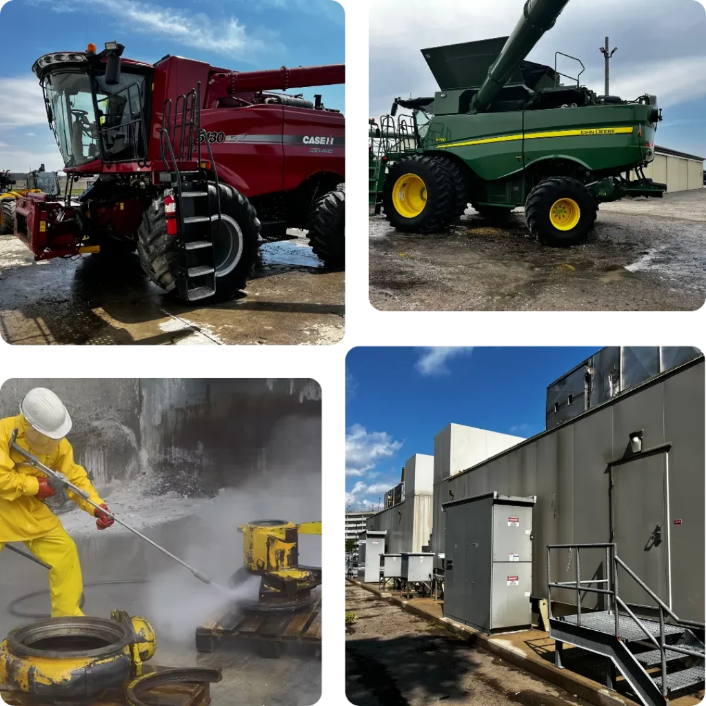 Examples of pressure washing in London Ontario